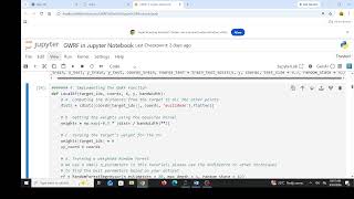 GWRF In Jupyter Notebook  Part 1