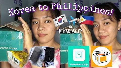 Ordering from WEVERSE SHOP and Ship it to Philippines via BUYANDSHIP |KoreatoPH| /Francisca E./