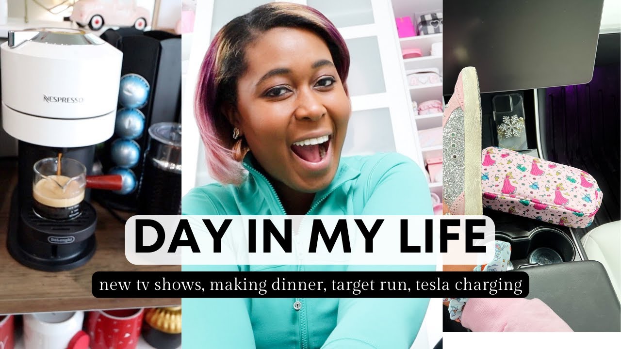 DAY IN MY LIFE iced coffee, Target run, TV stoney clover lane customization