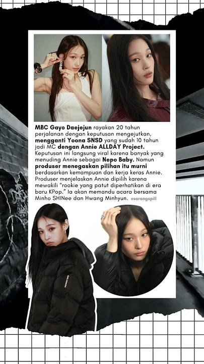 Netizen Heboh! Annie #alldayproject  Gantikan Yoona SNSD, Nepo baby? #annie #kpop #idol #shorts