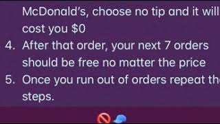 Free UberEATS food method