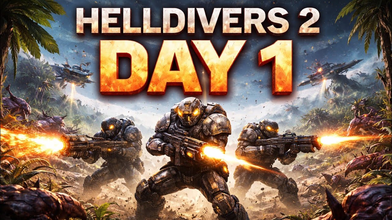 Day 1 as a Helldriver... For ''GOD '' and SUPER earth