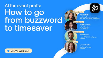 AI for Event Planners | Unlocking Advanced AI Use Cases | Webinar Replay