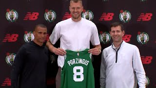 Kristaps Porziņģis Introductory Press Conference | Boston Celtics | NBC Sports Boston