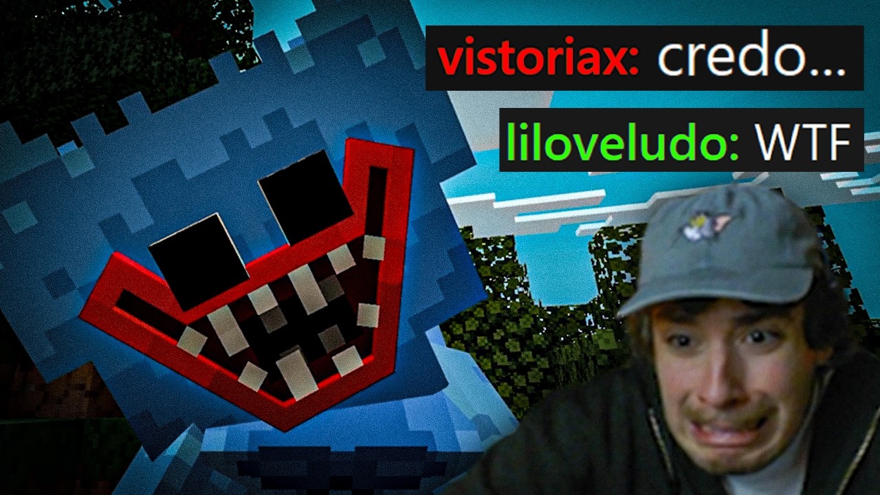 o MOD OFICIAL do Poppy Playtime no Minecraft me fez BORRAR as CALÇAS