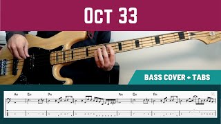 Video thumbnail of "Black Pumas - Oct 33 (Bass Cover + TAB)"