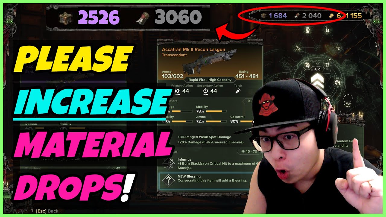 Darktide Crafting Material Drops are NOT ENOUGH. Here's why