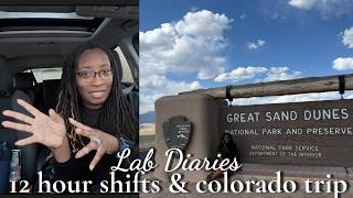 12-hour shift reset & colorado road trip | lab diaries