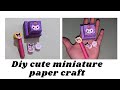 Diy cute miniature paper craft idea beorigami art cute diy