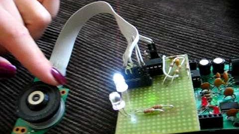 arduino cd rom brushless motor as rotary encoder