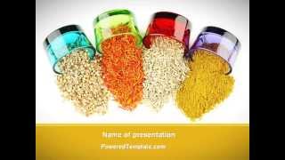 Spices PowerPoint Template by PoweredTemplate.com