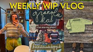 finished rolled raglan jr, wild ginger tee, sideline sweater,  granola kal! handamdebygib