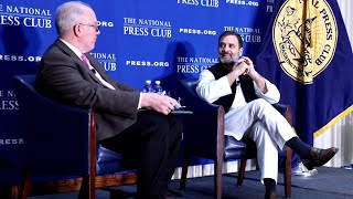 Disqualification is BJP’s gift to me | National Press Club | Washington DC, USA