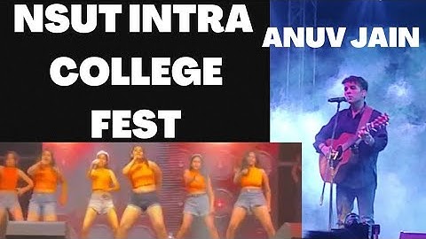 @anuvjain at NSUT COLLEGE FEST RESONANZ 