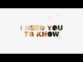 Armin van Buuren & Nicky Romero feat. Ifimay -  I Need You To Know (Official Lyric Video)