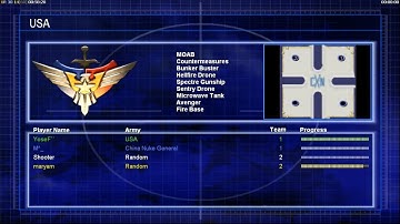 2v2 CXN Pro Player C&C Generals Zero Hour
