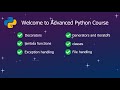 Advanced Python – OOP, Decorators, Async &amp; More!