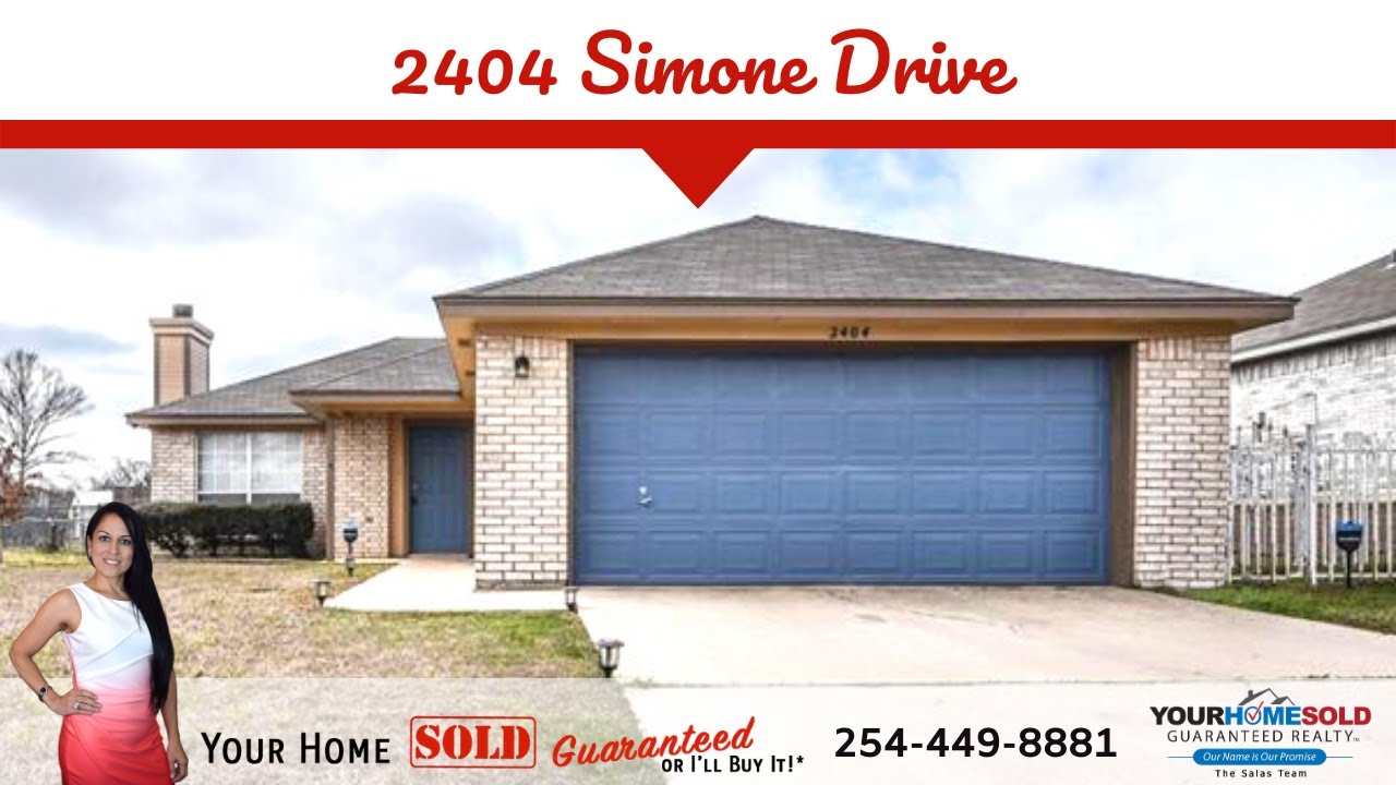 2404 Simone Drive, Killeen, Texas 76543 Your Home Sold Guaranteed