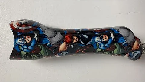 Custom Marvel prosthetic leg recovered after stolen from crash scene