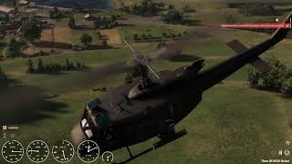 Arma Reforger | Example of Low Fly-By's & Scanning for Targets in the Huey