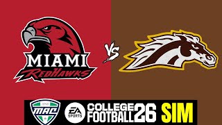 Miami (OH) vs Western Michigan - 12/6 MAC Championship (CFB Sim)