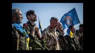 Video thumbnail of "йшли селом партизани АТО версія. Ukrainian military song-The partisans walked trough the village"