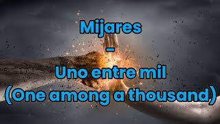 Mijares - Uno entre mil English lyrics