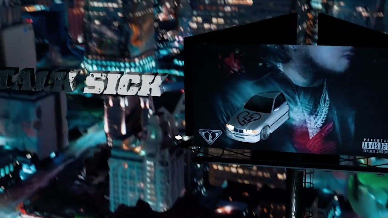 Because - TALK SICK (Official Visualizer)