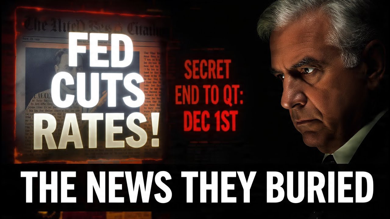 FED UPDATE: Quantitative Tightening ENDS Dec 1st. Powell Confirms the 2026 Roadmap