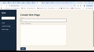CS50 Web Programming   Project 1   wiki