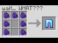 Minecraft UHC but ORE crafts are REVERSED.