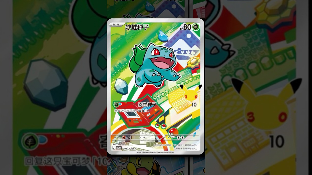 Pokémon's 30th Anniversary Cards REVEALED!