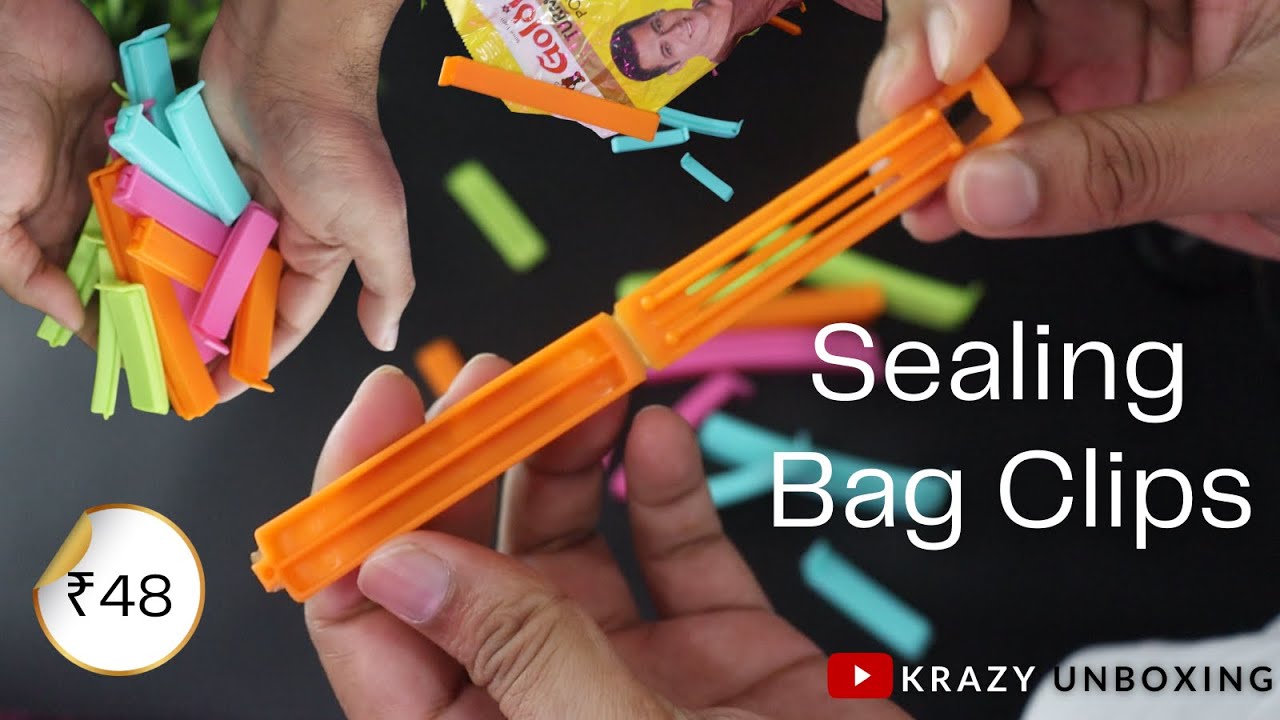 Sealing Bag Clips | Vacuum Sealer | Different Size Plastic Food Bag Pouch Clip | Snack Sealer