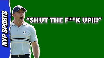 Rory tells hecklers at Ryder Cup to "shut the f**k up," then nails approach shot
