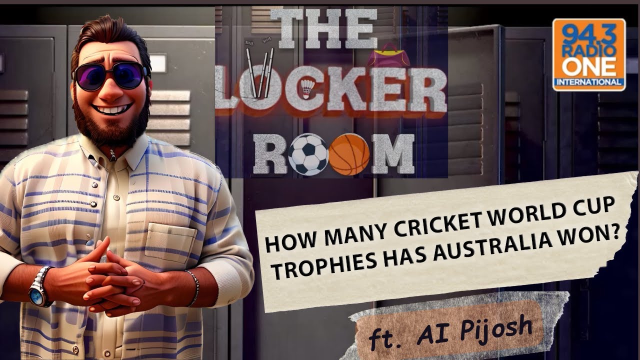 How many cricket world cup trophies has Australia won? AI Pijosh | The Locker Room