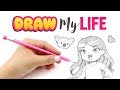 Draw My Life - Maqaroon/Cute Life Hacks!! Childhood, Career, Illness & More Things You Never Knew :)