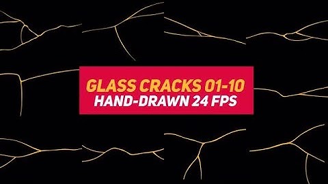 Liquid Elements 3 Glass Cracks 01-10 Stock Motion Graphics