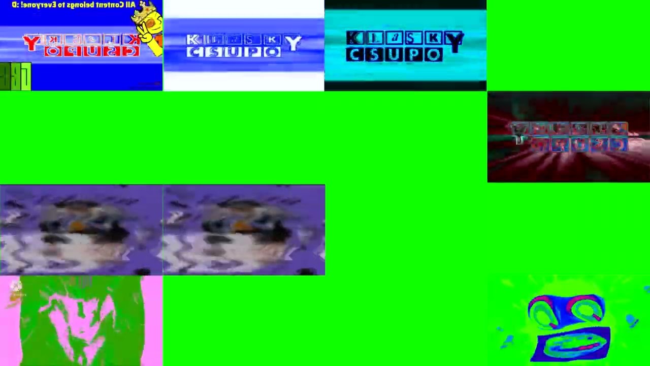 Klasky Csupo Sparta Gamma JE Remix In Green Screen