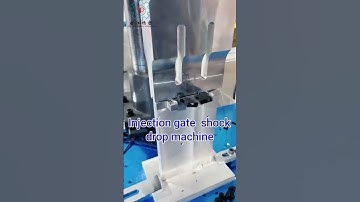 Injection gate ultrasonic shock drop machine