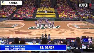 6A Cyprus High School UHSAA Drill Team 2018