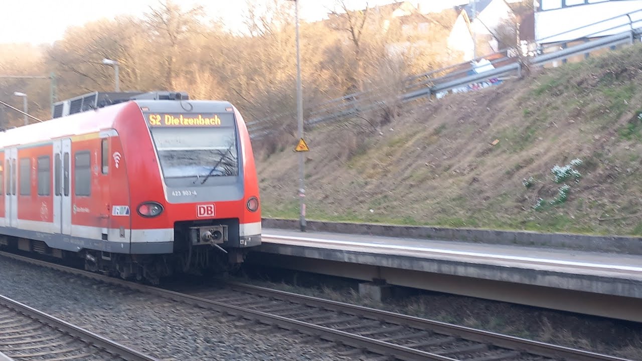 Ausfahrt der S2 in Bremthal 