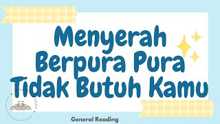 Download Lagu MENYERAH BERPURA PURA TIDAK BUTUH KAMU MP3 Download Lagu MENYERAH BERPURA PURA TIDAK BUTUH KAMU MP3