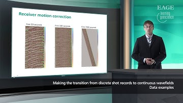 EAGE E-Lecture: Making the transition from discrete shot records... by Tilman Klüver