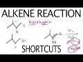 Alkene Reaction Shortcuts and Products Overview by Leah Fisch