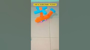 Satisfying Toys Blocks Helicopter | ASMR Building Blocks | #buildingblocks #shorts