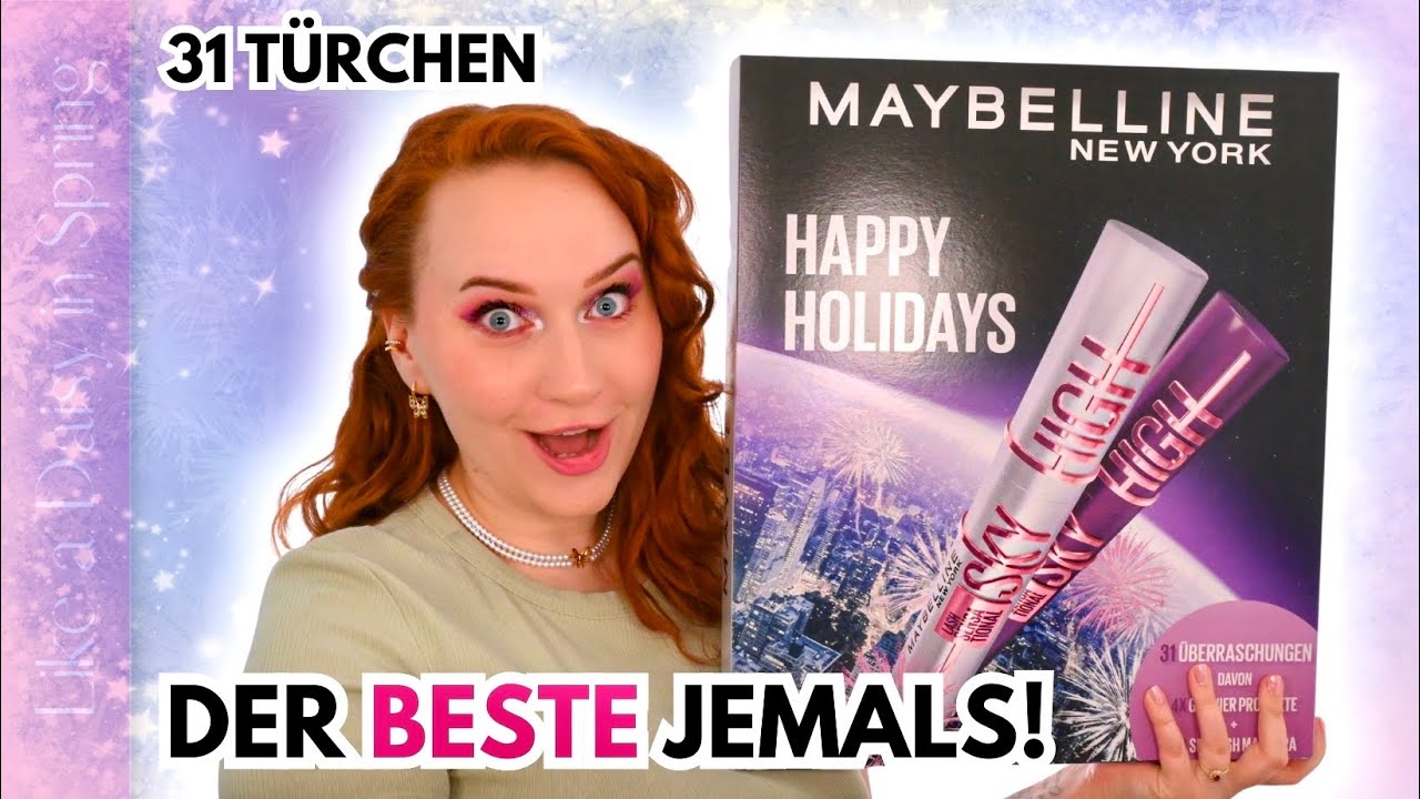 MAYBELLINE ADVENTSKALENDER 2025 😍 31 Türchen UNBOXING | Feedback angenommen! 🙌🏻| LikeADaisyInSpring
