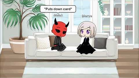 Gacha life short | Malak and Bierce plays a card game. | (Ft. DD)