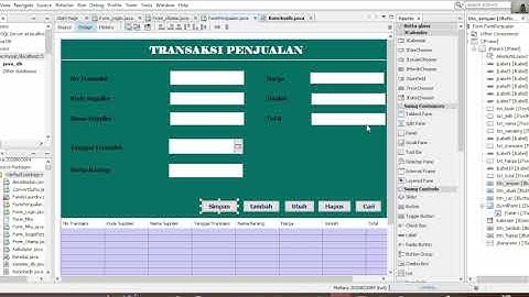 Project Pemrograman Beririentasi Objek- Transaksi Penjualanan mySQL with JAVA NETBEANS