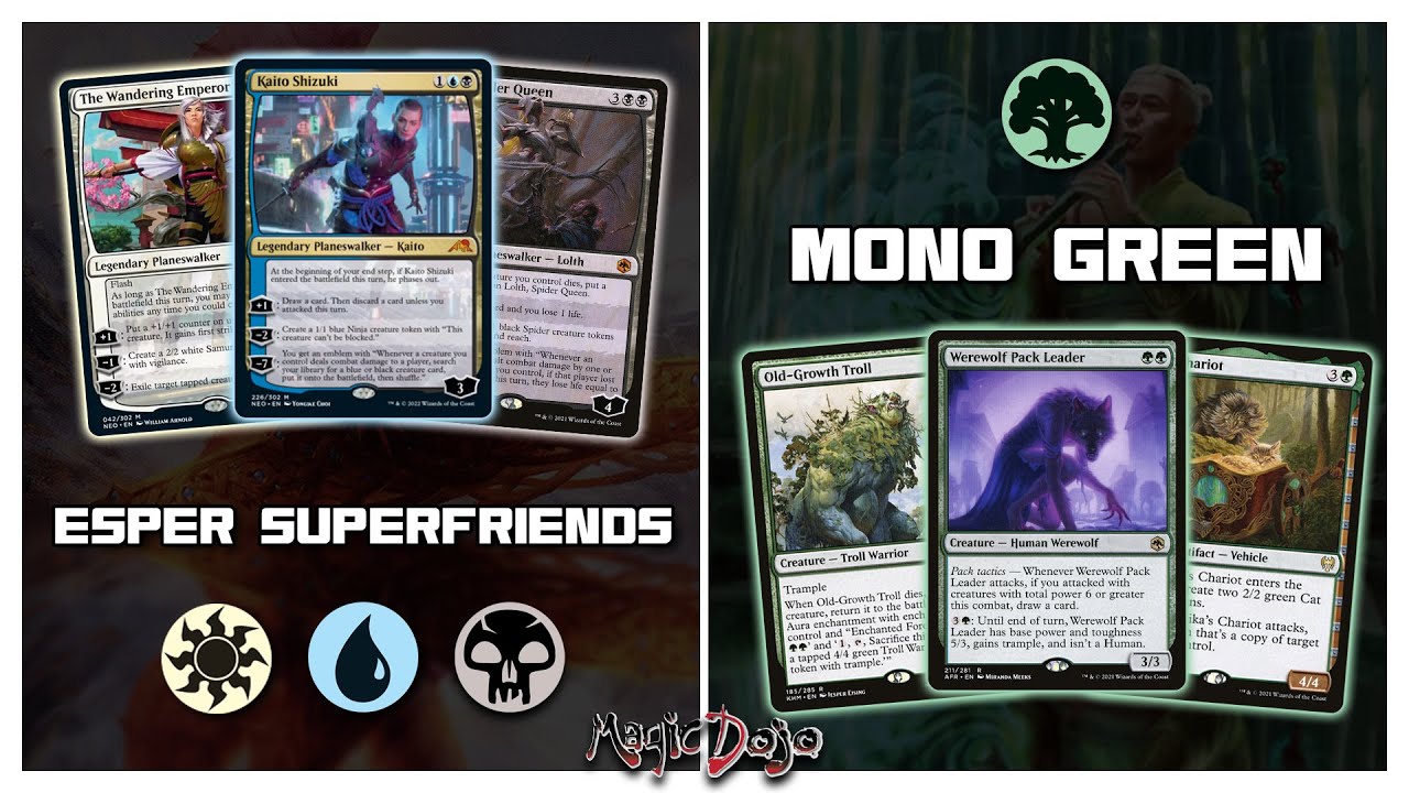 Magic The Gathering Standard Gameplay เด็ค Esper Superfriends ปะทะ