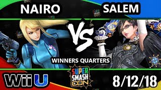SSC 2018 Smash 4 - NRG | Nairo (ZSS) Vs. Liquid MVG | Salem (Bayonetta) Wii U Winners Quarters